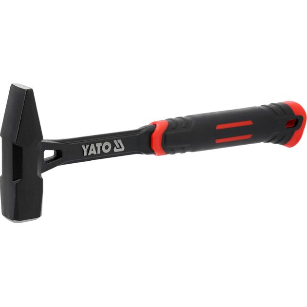 Молоток слюсарний, сталевий монолітний YATO m= 500 г [6/18], фото  | SNABZHENIE.com.ua