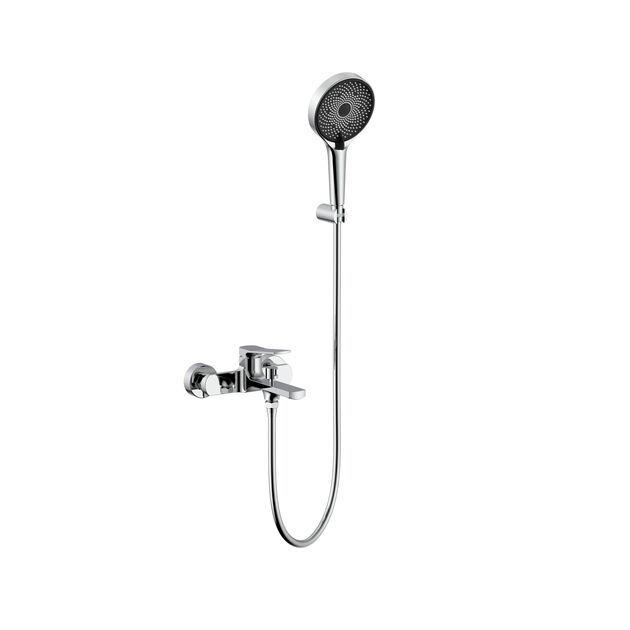 Смеситель для ванны Qtap Slavonice (c душевым гарнитуром) QTSLV259CRM48034 Chrome, фото  | SNABZHENIE.com.ua