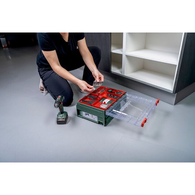 Шурупокрут-дриль акумуляторний Metabo BS 18 Set 18В 2х2А·год 24·48Нм 0-450·0-1600об·хв 1.3кг, фото , изображение 6 | SNABZHENIE.com.ua Шурупокрут-дриль акумуляторний Metabo BS 18 Set 18В 2х2А·год 24·48Нм 0-450·0-1600об·хв 1.3кг, фото , изображение 6 | SNABZHENIE.com.ua
