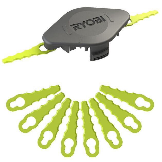 Леза для тримера Ryobi RAC155 насадка та 10 лез пластик, фото , зображення 2 | SNABZHENIE.com.ua Леза для тримера Ryobi RAC155 насадка та 10 лез пластик, фото , зображення 2 | SNABZHENIE.com.ua