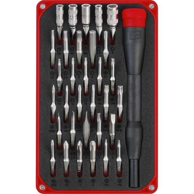 Біти Einhell, набір 33шт,HEX, PH, RIBE, SL, Spline, Torx, 28мм, кейс, фото  | SNABZHENIE.com.ua