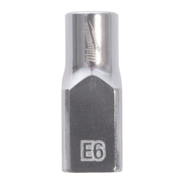 Головка торцевая хромированная TORX Е-стандарт ¼”  MILWAUKEE, E6, фото  | SNABZHENIE.com.ua