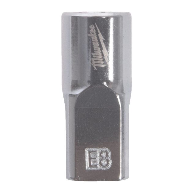 Головка торцевая хромированная TORX Е-стандарт ¼” MILWAUKEE, E8, фото  | SNABZHENIE.com.ua