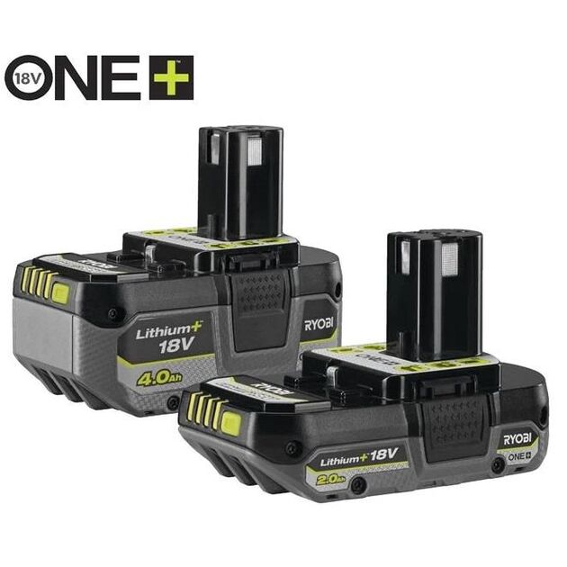 Набір акумуляторів Ryobi ONE+ RB18242X 18В 1х2А·год 1х4А·год, фото  | SNABZHENIE.com.ua