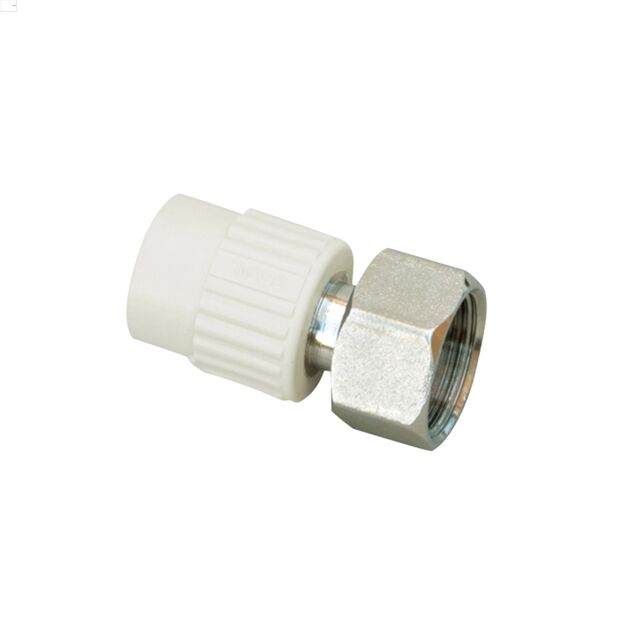 Муфта PPR с накидной гайкой Blue Ocean 20х1/2" ВР с латунным штоком, фото  | SNABZHENIE.com.ua