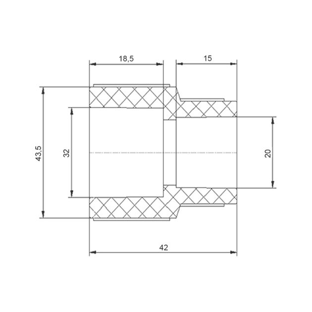 Муфта PPR Blue Ocean 32х20 редукционная, фото , изображение 2 | SNABZHENIE.com.ua Муфта PPR Blue Ocean 32х20 редукционная, фото , изображение 2 | SNABZHENIE.com.ua