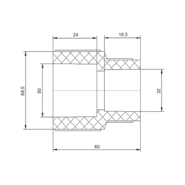 Муфта PPR Blue Ocean 50х32 редукционная, фото , изображение 2 | SNABZHENIE.com.ua Муфта PPR Blue Ocean 50х32 редукционная, фото , изображение 2 | SNABZHENIE.com.ua