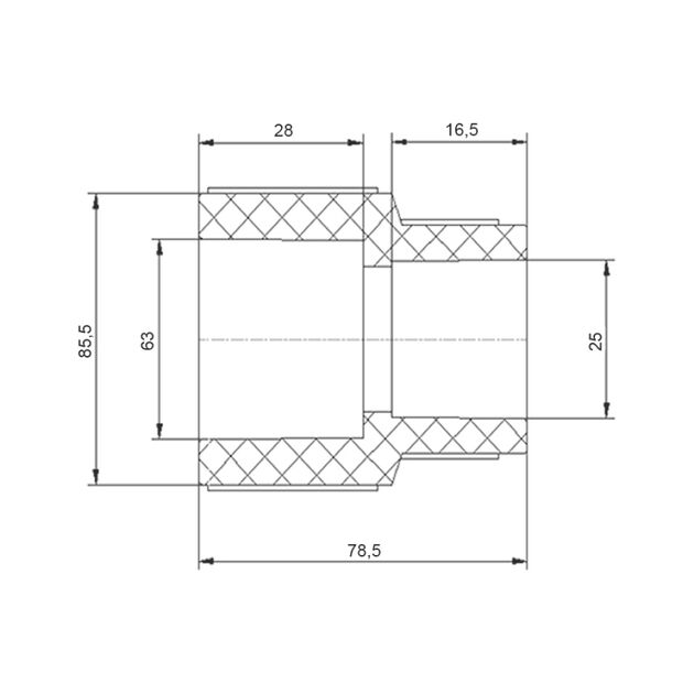 Муфта PPR Blue Ocean 63х25 редукционная, фото , изображение 2 | SNABZHENIE.com.ua Муфта PPR Blue Ocean 63х25 редукционная, фото , изображение 2 | SNABZHENIE.com.ua