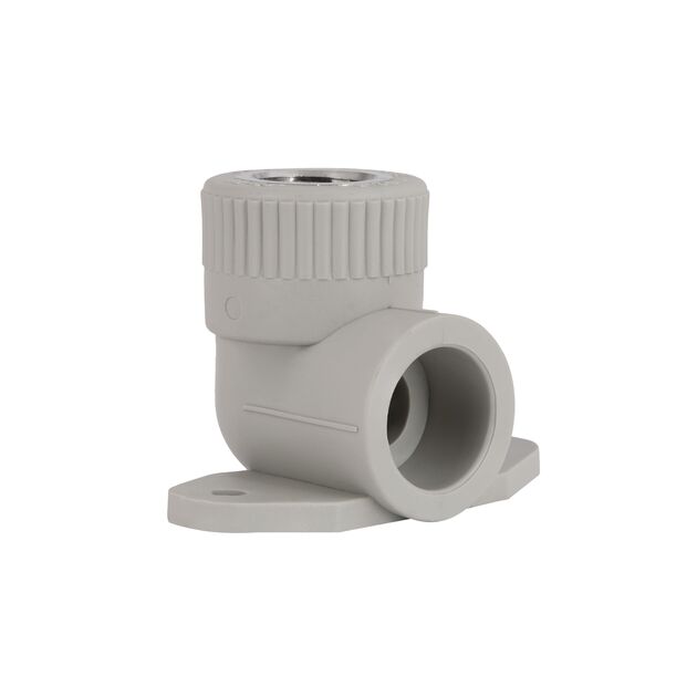 Уголок PPR Blue Ocean настенный с креплением 25х1/2", 90° ВР, фото , изображение 3 | SNABZHENIE.com.ua Уголок PPR Blue Ocean настенный с креплением 25х1/2", 90° ВР, фото , изображение 3 | SNABZHENIE.com.ua