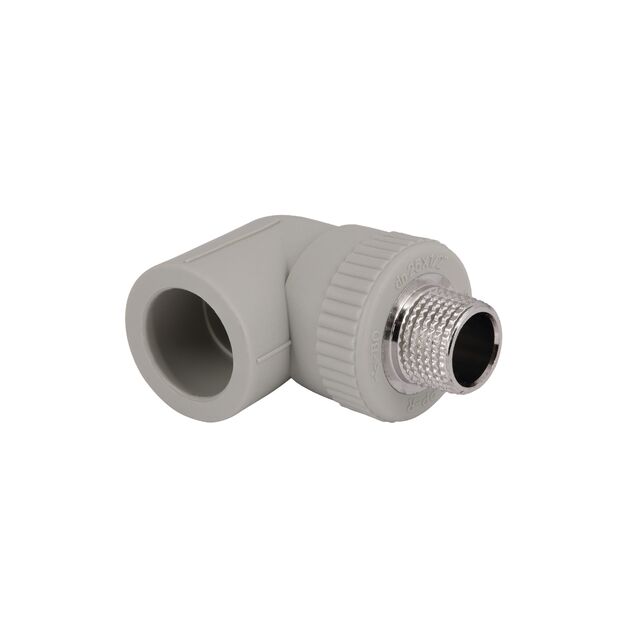 Уголок PPR Blue Ocean 25х1/2", 90° НР, фото , изображение 3 | SNABZHENIE.com.ua Уголок PPR Blue Ocean 25х1/2", 90° НР, фото , изображение 3 | SNABZHENIE.com.ua