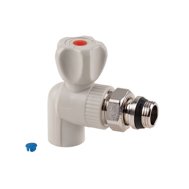 Кран шаровой радиаторный PPR Thermo Alliance 20х1/2" угловой, фото  | SNABZHENIE.com.ua