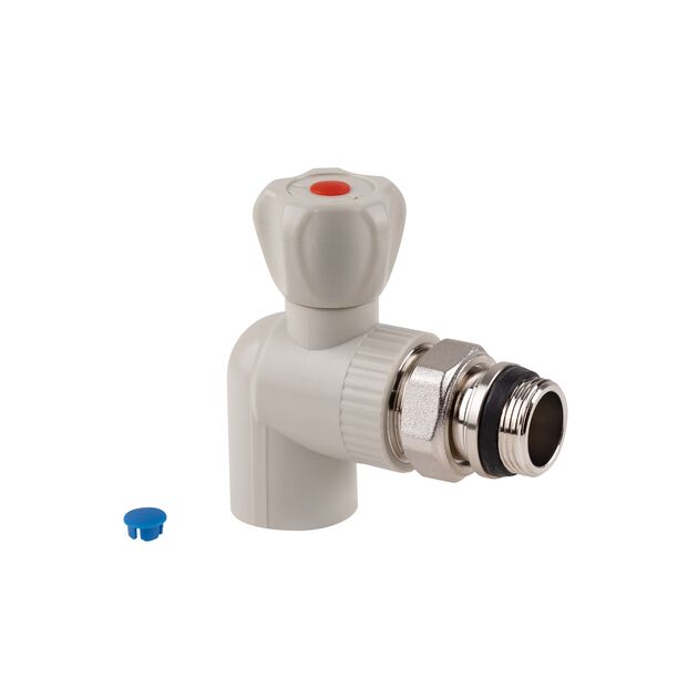 Кран шаровой радиаторный PPR Thermo Alliance 25х3/4" угловой, фото  | SNABZHENIE.com.ua