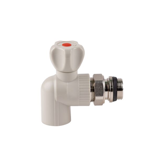 Кран шаровой радиаторный PPR Thermo Alliance 25х3/4" угловой, фото , изображение 3 | SNABZHENIE.com.ua Кран шаровой радиаторный PPR Thermo Alliance 25х3/4" угловой, фото , изображение 3 | SNABZHENIE.com.ua