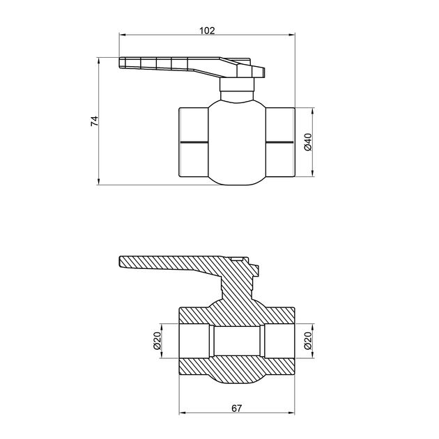 Кран шаровой PPR Thermo Alliance 20, фото , изображение 2 | SNABZHENIE.com.ua Кран шаровой PPR Thermo Alliance 20, фото , изображение 2 | SNABZHENIE.com.ua