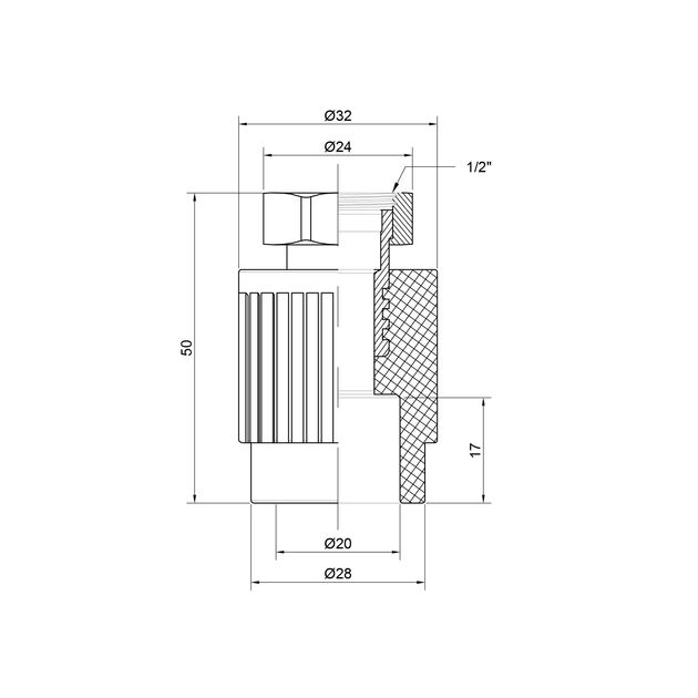 Муфта PPR Thermo Alliance с накидной гайкой 20х1/2", фото , зображення 2 | SNABZHENIE.com.ua Муфта PPR Thermo Alliance с накидной гайкой 20х1/2", фото , зображення 2 | SNABZHENIE.com.ua
