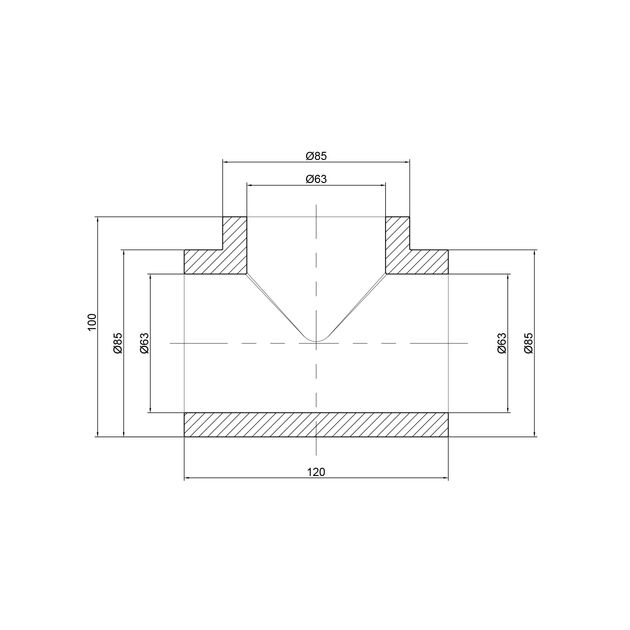 Тройник PPR Thermo Alliance 63, фото , изображение 2 | SNABZHENIE.com.ua Тройник PPR Thermo Alliance 63, фото , изображение 2 | SNABZHENIE.com.ua