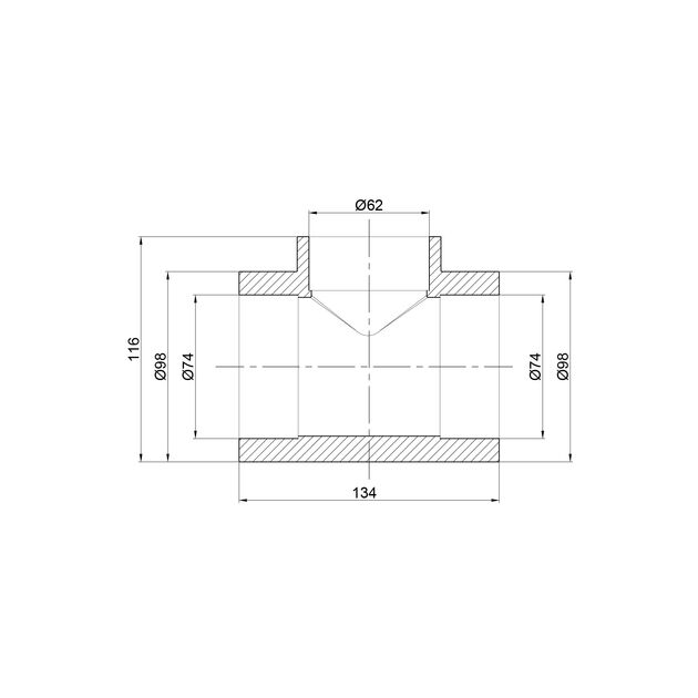 Тройник PPR Thermo Alliance 75х63х75, фото , изображение 2 | SNABZHENIE.com.ua Тройник PPR Thermo Alliance 75х63х75, фото , изображение 2 | SNABZHENIE.com.ua