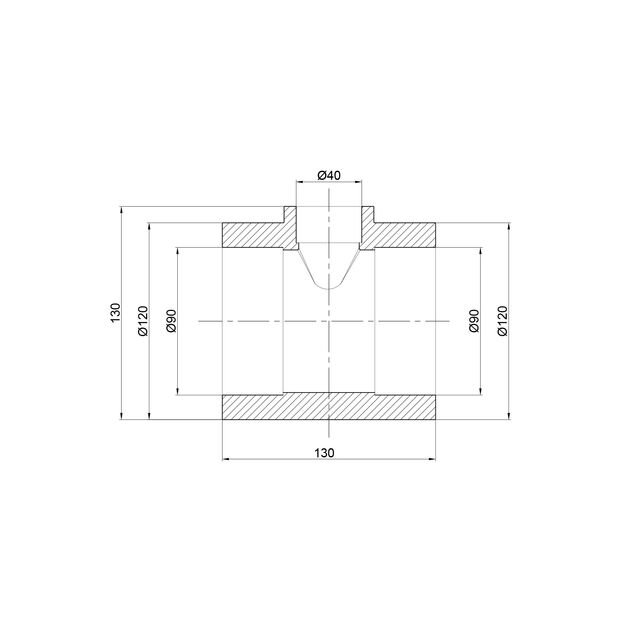 Тройник PPR Thermo Alliance 90х40х90, фото , зображення 2 | SNABZHENIE.com.ua Тройник PPR Thermo Alliance 90х40х90, фото , зображення 2 | SNABZHENIE.com.ua
