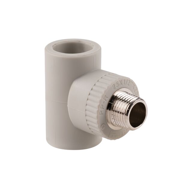 Тройник PPR Thermo Alliance 25х1/2"х25 НР, фото  | SNABZHENIE.com.ua
