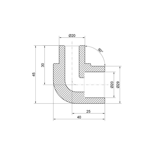 Уголок PPR Thermo Alliance 20, 90°, фото , зображення 2 | SNABZHENIE.com.ua Уголок PPR Thermo Alliance 20, 90°, фото , зображення 2 | SNABZHENIE.com.ua