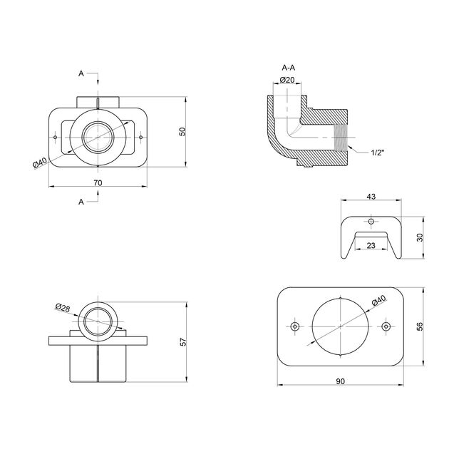 Уголок PPR Thermo Alliance настенный 20х1/2" ВР, фото , изображение 2 | SNABZHENIE.com.ua Уголок PPR Thermo Alliance настенный 20х1/2" ВР, фото , изображение 2 | SNABZHENIE.com.ua