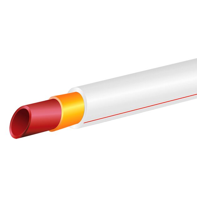Труба PPR Blue Ocean "Белый" FIBER-G армированная стекловолокном 20х2,8, фото  | SNABZHENIE.com.ua