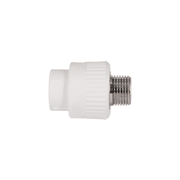 Муфта PPR Blue Ocean "Белый" 20х1/2" НР, фото , зображення 5 | SNABZHENIE.com.ua Муфта PPR Blue Ocean "Белый" 20х1/2" НР, фото , зображення 5 | SNABZHENIE.com.ua
