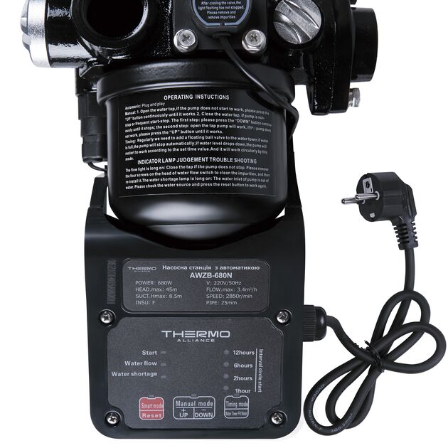 Насосная станция с автоматикой Thermo Alliance AWZB-680N 0,68 кВт, фото , зображення 4 | SNABZHENIE.com.ua Насосная станция с автоматикой Thermo Alliance AWZB-680N 0,68 кВт, фото , зображення 4 | SNABZHENIE.com.ua