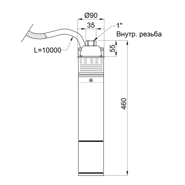 Насос погружной вихревой Thermo Alliance 4SKM-100 0,75 кВт, фото , изображение 2 | SNABZHENIE.com.ua Насос погружной вихревой Thermo Alliance 4SKM-100 0,75 кВт, фото , изображение 2 | SNABZHENIE.com.ua