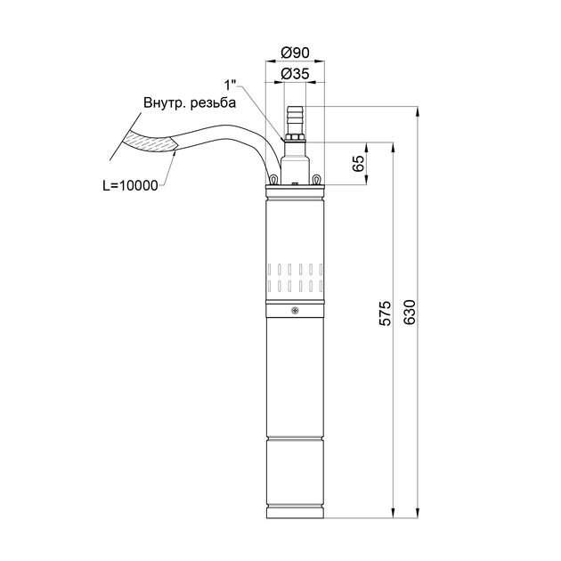 Насос погружной шнековый Thermo Alliance 4QGM1,8-50-0,5, фото , зображення 2 | SNABZHENIE.com.ua Насос погружной шнековый Thermo Alliance 4QGM1,8-50-0,5, фото , зображення 2 | SNABZHENIE.com.ua