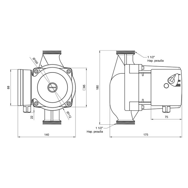 Насос циркуляционный Thermo Alliance LPS 25/80/180, фото , зображення 2 | SNABZHENIE.com.ua Насос циркуляционный Thermo Alliance LPS 25/80/180, фото , зображення 2 | SNABZHENIE.com.ua
