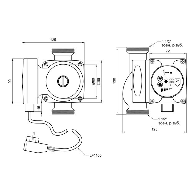 Насос циркуляционный Thermo Alliance LPSA 25/60/130, фото , зображення 2 | SNABZHENIE.com.ua Насос циркуляционный Thermo Alliance LPSA 25/60/130, фото , зображення 2 | SNABZHENIE.com.ua