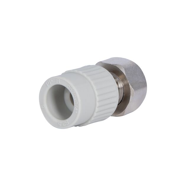 Муфта под Евроконус PPR с накидной гайкой Thermo Alliance 20х3/4" ВР с латунным штоком, фото , зображення 6 | SNABZHENIE.com.ua Муфта под Евроконус PPR с накидной гайкой Thermo Alliance 20х3/4" ВР с латунным штоком, фото , зображення 6 | SNABZHENIE.com.ua