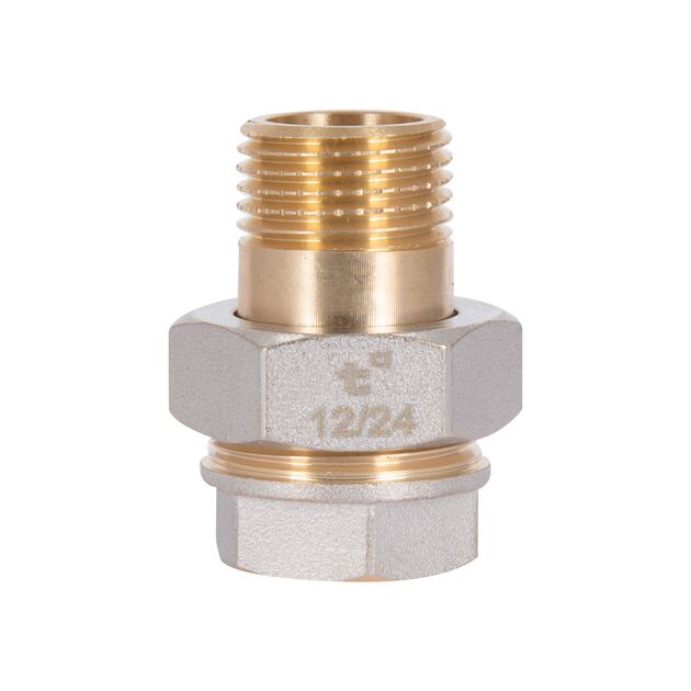 Сгон-американка Thermo Alliance Base 1/2"ВН никель, прямой SD190W15, фото  | SNABZHENIE.com.ua