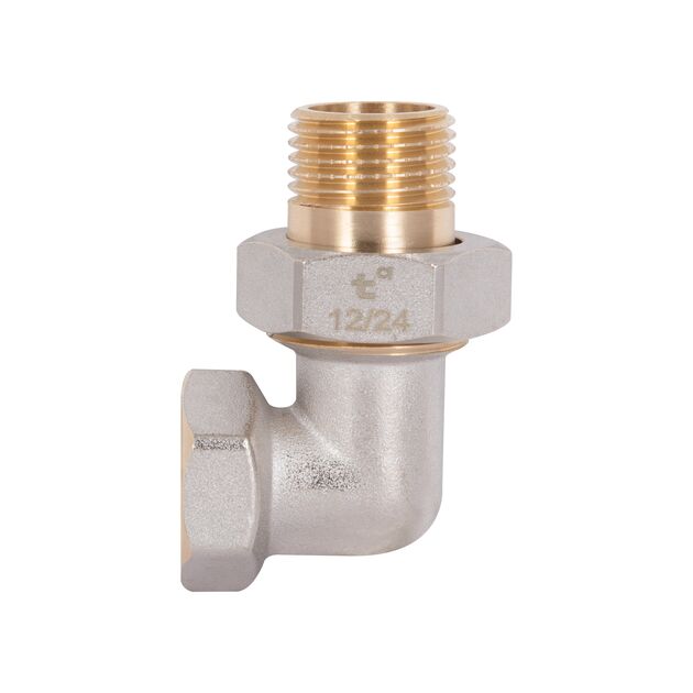 Сгон-американка Thermo Alliance Base 1/2"ВН угловой, никель  SD191W15, фото , изображение 3 | SNABZHENIE.com.ua Сгон-американка Thermo Alliance Base 1/2"ВН угловой, никель  SD191W15, фото , изображение 3 | SNABZHENIE.com.ua