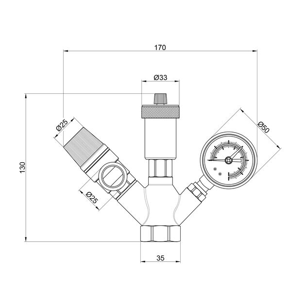 Группа безопасности котла Thermo Alliance Base Plus 1" SD291, фото , изображение 2 | SNABZHENIE.com.ua Группа безопасности котла Thermo Alliance Base Plus 1" SD291, фото , изображение 2 | SNABZHENIE.com.ua