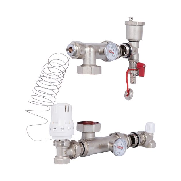 Смесительная группа Thermo Alliance Standart 1'' без байпаса SF006W25, фото , изображение 3 | SNABZHENIE.com.ua Смесительная группа Thermo Alliance Standart 1'' без байпаса SF006W25, фото , изображение 3 | SNABZHENIE.com.ua