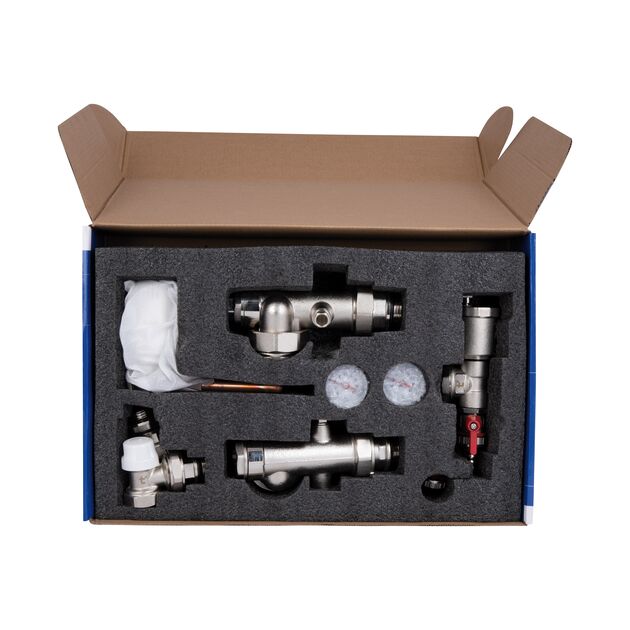 Смесительная группа Thermo Alliance Standart 1'' без байпаса SF006W25, фото , изображение 6 | SNABZHENIE.com.ua Смесительная группа Thermo Alliance Standart 1'' без байпаса SF006W25, фото , изображение 6 | SNABZHENIE.com.ua