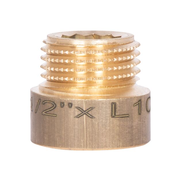 Удлинитель латунный Thermo Alliance Standart 1/2"ВН, L=10 мм SD4221510, фото , изображение 6 | SNABZHENIE.com.ua Удлинитель латунный Thermo Alliance Standart 1/2"ВН, L=10 мм SD4221510, фото , изображение 6 | SNABZHENIE.com.ua