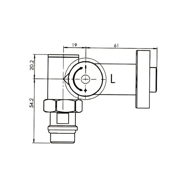 Комплект кранов Thermo Alliance Standart 1/2" черный, для полотенцесушителя угловой SF395W15HEB, фото , зображення 2 | SNABZHENIE.com.ua Комплект кранов Thermo Alliance Standart 1/2" черный, для полотенцесушителя угловой SF395W15HEB, фото , зображення 2 | SNABZHENIE.com.ua
