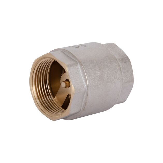 Обратный клапан Thermo Alliance Standart 1 1/4"ВВ с латунным штоком TAS240W32, фото , зображення 3 | SNABZHENIE.com.ua Обратный клапан Thermo Alliance Standart 1 1/4"ВВ с латунным штоком TAS240W32, фото , зображення 3 | SNABZHENIE.com.ua
