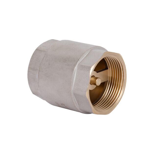 Обратный клапан Thermo Alliance Standart 1 1/2"ВВ с латунным штоком TAS240W40, фото , зображення 4 | SNABZHENIE.com.ua Обратный клапан Thermo Alliance Standart 1 1/2"ВВ с латунным штоком TAS240W40, фото , зображення 4 | SNABZHENIE.com.ua