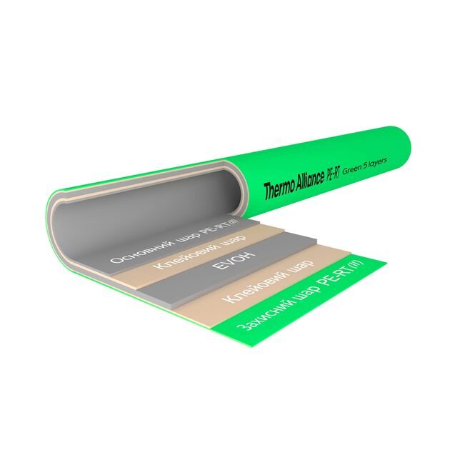 Труба Thermo Alliance PE-RT EVOH Green 5 шарів 16х2 мм (600 м) Spain, фото  | SNABZHENIE.com.ua