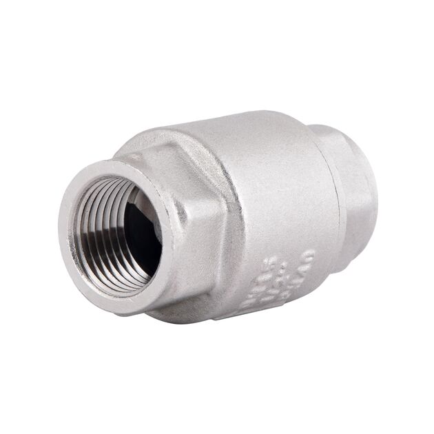 Обратний клапан Thermo Alliance Forte 1/2"ВВ никелированный с латунным штоком TAF240W15, фото , зображення 3 | SNABZHENIE.com.ua Обратний клапан Thermo Alliance Forte 1/2"ВВ никелированный с латунным штоком TAF240W15, фото , зображення 3 | SNABZHENIE.com.ua