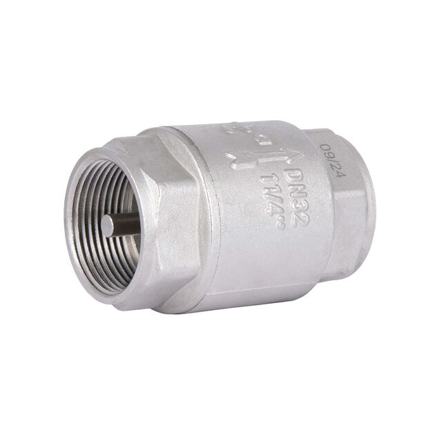 Обратний клапан Thermo Alliance Forte 1 1/4"ВВ никель с латунным штоком TAF240W32, фото , зображення 3 | SNABZHENIE.com.ua Обратний клапан Thermo Alliance Forte 1 1/4"ВВ никель с латунным штоком TAF240W32, фото , зображення 3 | SNABZHENIE.com.ua