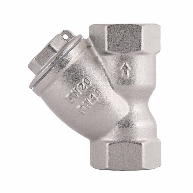 Фильтр грубой очистки Thermo Alliance Forte 3/4"ВВ никель для воды косой TAF124W20, фото , зображення 5 | SNABZHENIE.com.ua Фильтр грубой очистки Thermo Alliance Forte 3/4"ВВ никель для воды косой TAF124W20, фото , зображення 5 | SNABZHENIE.com.ua
