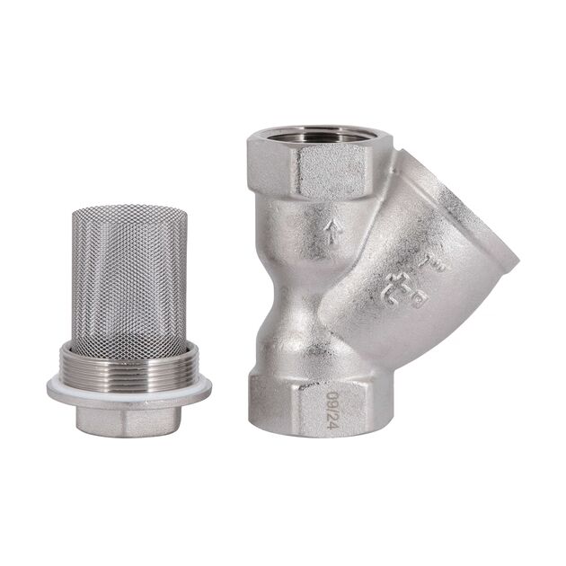 Фильтр грубой очистки Thermo Alliance Forte 1"ВВ никель для воды косой TAF124W25, фото , зображення 6 | SNABZHENIE.com.ua Фильтр грубой очистки Thermo Alliance Forte 1"ВВ никель для воды косой TAF124W25, фото , зображення 6 | SNABZHENIE.com.ua