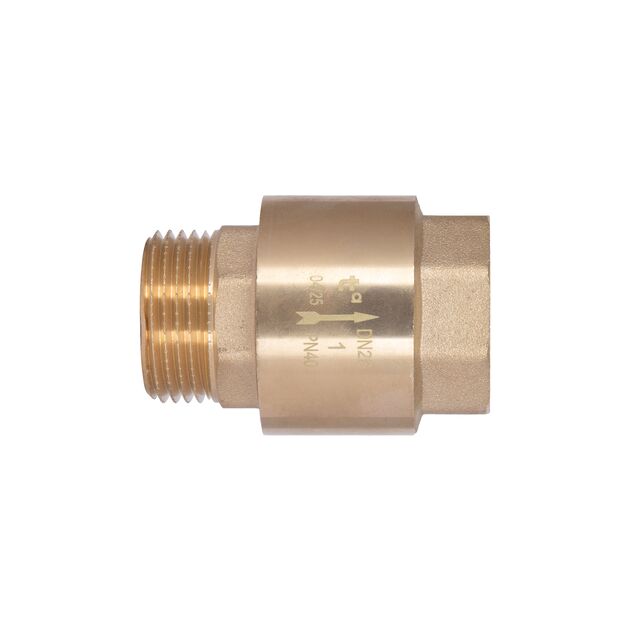 Обратний клапан Thermo Alliance Standart 1"ВН с латунным штоком TAS248W25, фото , зображення 5 | SNABZHENIE.com.ua Обратний клапан Thermo Alliance Standart 1"ВН с латунным штоком TAS248W25, фото , зображення 5 | SNABZHENIE.com.ua