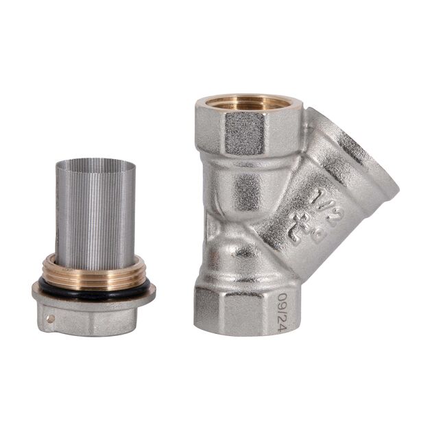 Фильтр грубой очистки Thermo Alliance Standart 1/2"ВВ никель для воды косой TAS124W15, фото , зображення 6 | SNABZHENIE.com.ua Фильтр грубой очистки Thermo Alliance Standart 1/2"ВВ никель для воды косой TAS124W15, фото , зображення 6 | SNABZHENIE.com.ua