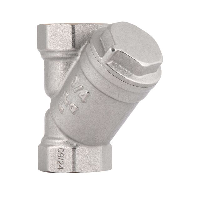 Фильтр грубой очистки Thermo Alliance Standart 3/4"ВВ никель для воды косой TAS124W20, фото , зображення 4 | SNABZHENIE.com.ua Фильтр грубой очистки Thermo Alliance Standart 3/4"ВВ никель для воды косой TAS124W20, фото , зображення 4 | SNABZHENIE.com.ua